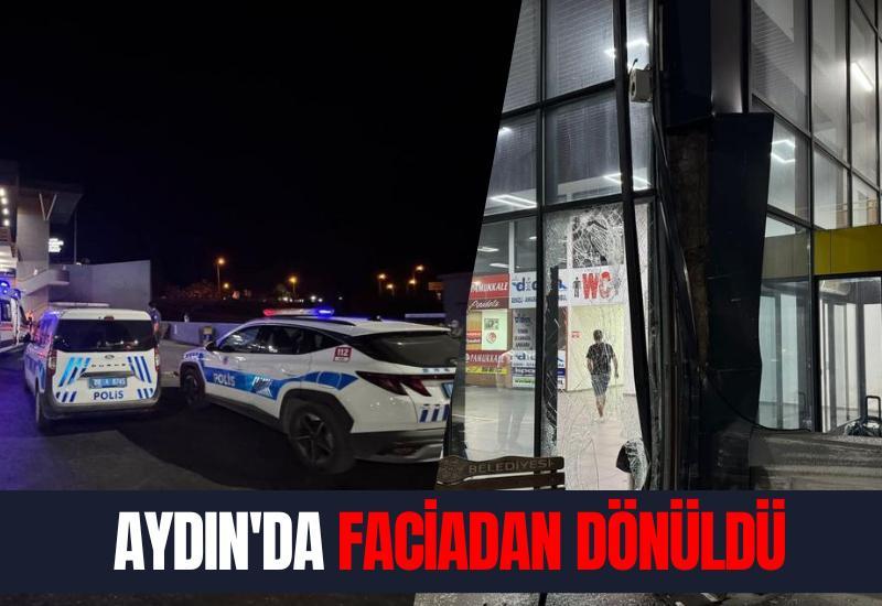 Aydın'da faciadan dönüldü