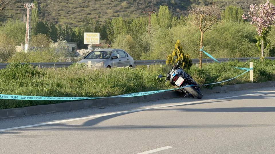 Motosiklet kazası: 1 ölü