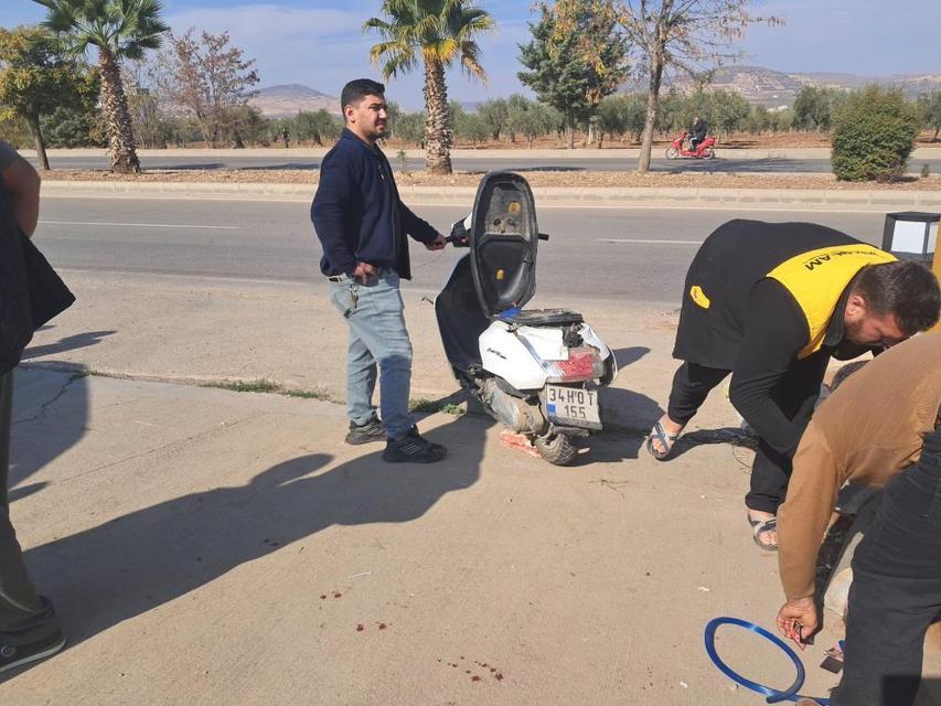 Cip ile motosiklet çarpıştı: 1 ağır yaralı