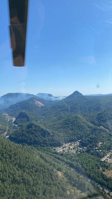 Marmaris’te orman yangını