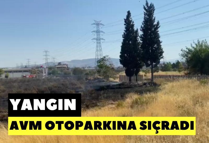 Yangın AVM otoparkına sıçradı