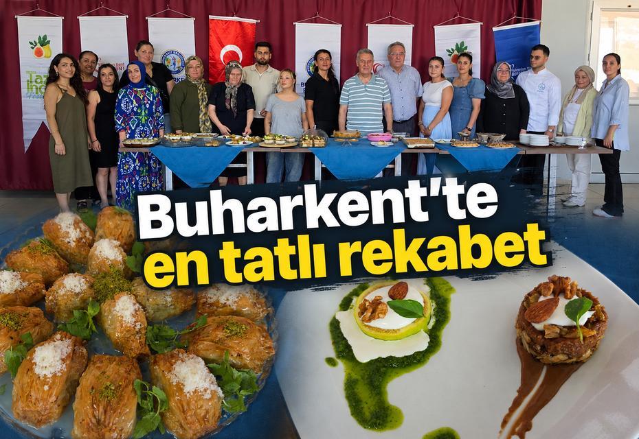Buharkent'te en tatlı rekabet