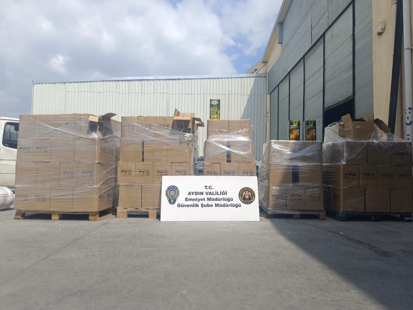 Aydın'da 5 bin litre tağşiş zeytinyağı ele geçirildi