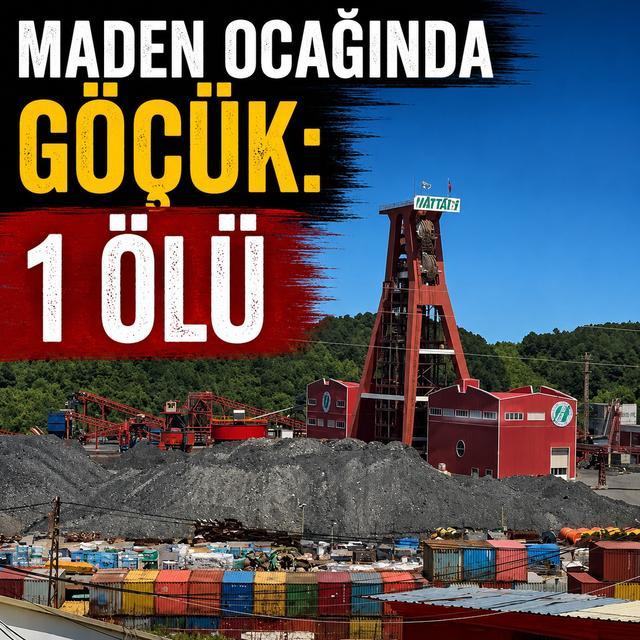 Maden ocağında göçük: 1 ölü