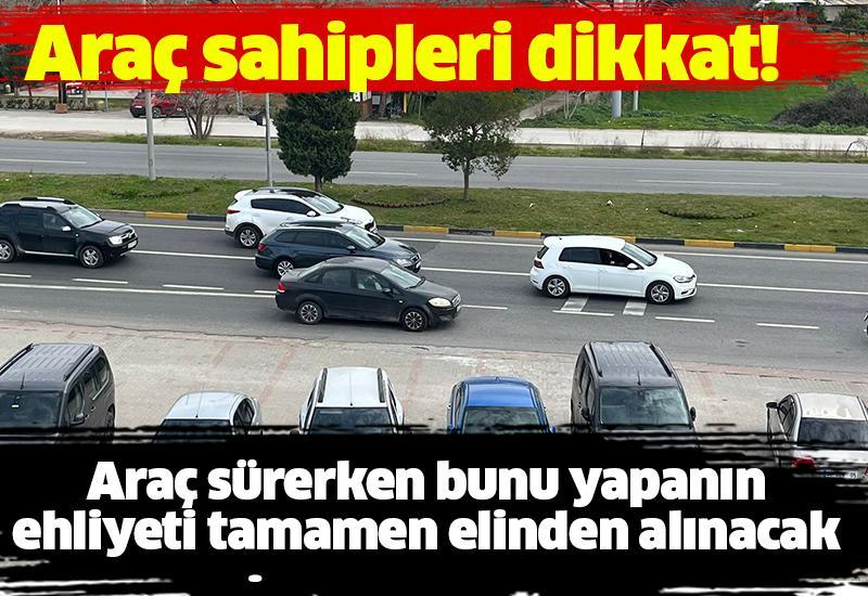 Trafik cezaları arasında en ağır olanlar, trafiği tehlikeye atan sürücülere verilir. Bu suçların başında, sürücülerin bilerek hem kendi araçlarını hem de diğer sürücüleri riske atarak araç kullanması gelir.