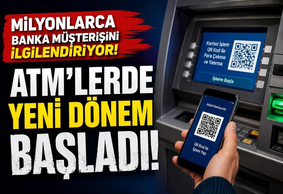 Milyonlarca banka müşterisini ilgilendiriyor! ATM'lerde yeni dönem başladı