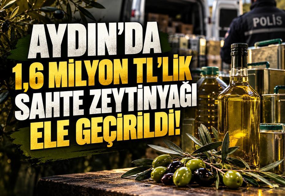 Köşk'te 1,6 milyon TL’lik sahte zeytinyağı ele geçirildi!