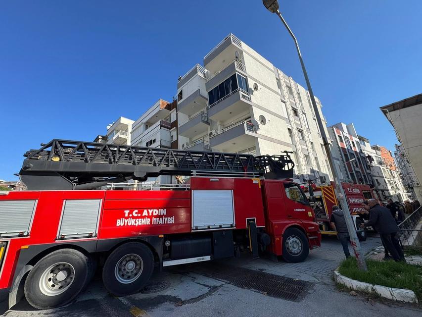 Aydın’da aspiratöründen çıkan yangın korkuttu