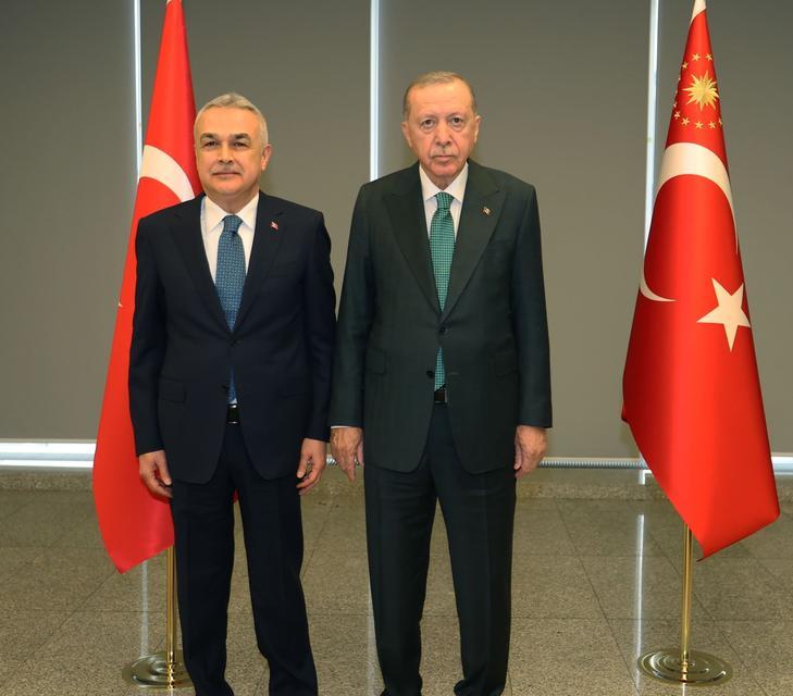 AK Parti Aydın Milletvekili Savaş, Erdoğan'la bir araya geldi