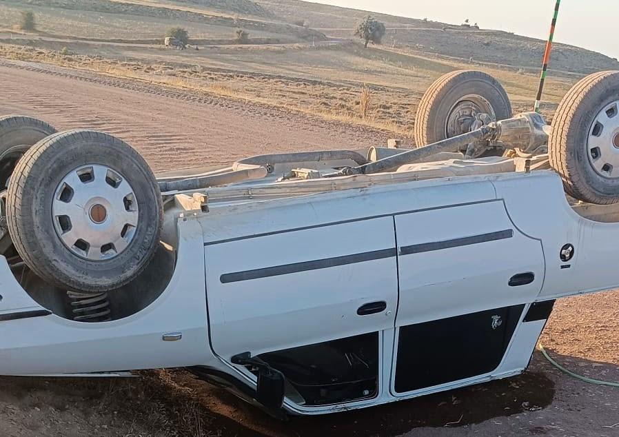 Kontrolden çıkan pikap devrildi: 1 yaralı