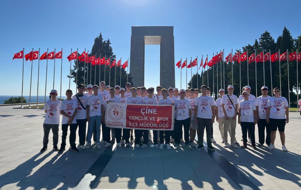 Çine Gençlik Merkezi ilk etkinliğini Çanakkale ruhuyla gerçekleştirdi