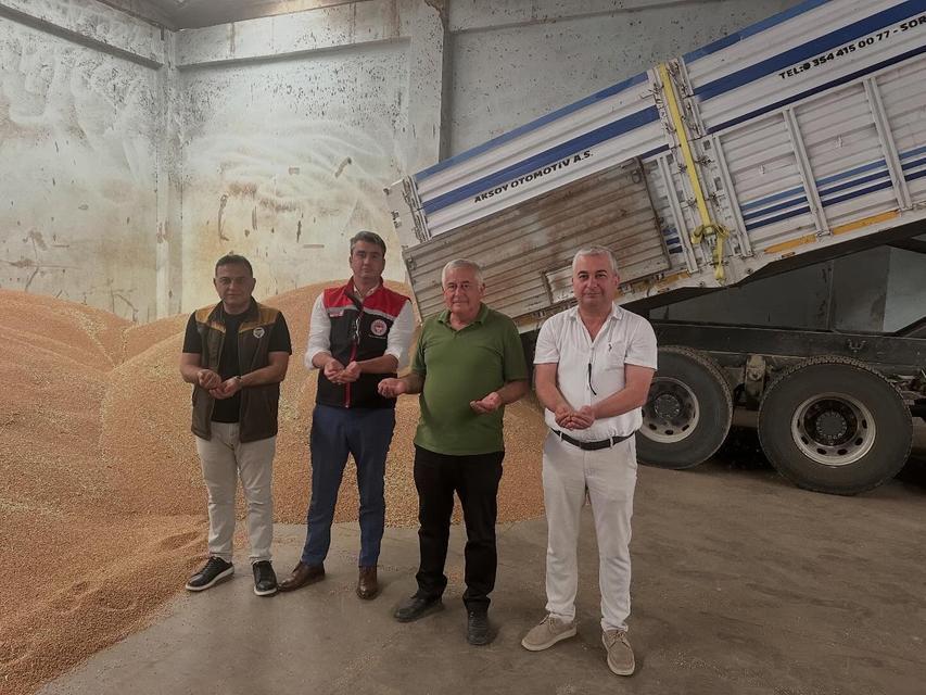 KOÇARLI'DA İLK HUBUBAT ALIMI GERÇEKLEŞTİRİLDİ