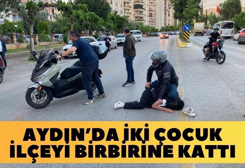 Aydın’da iki çocuk ilçeyi birbirine kattı