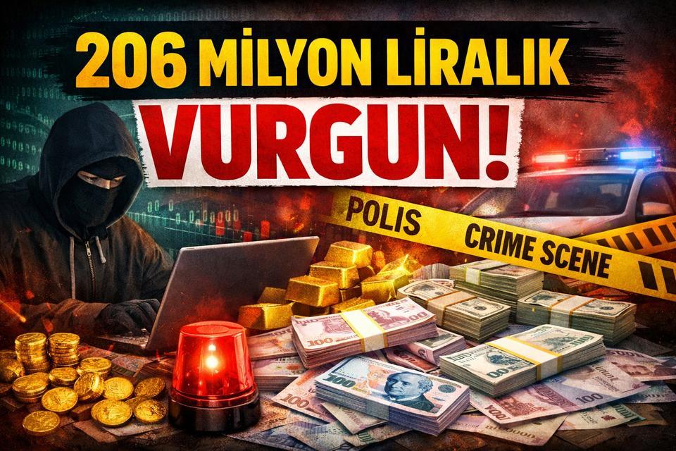 206 milyon liralık vurgun!