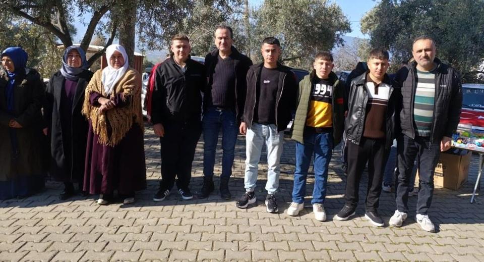 Bozdoğan’da askerler Kur’an-ı Kerim ve Türk Bayrağı ile uğurlandı