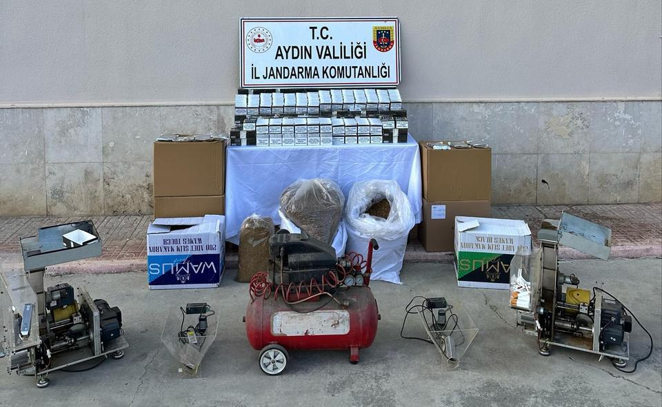 Aydın’da kaçak üretim yapan imalathaneye baskın