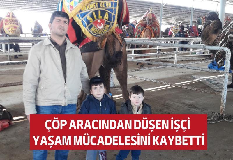 Aydın'da çöp aracından düşen işçi yaşam mücadelesini kaybetti