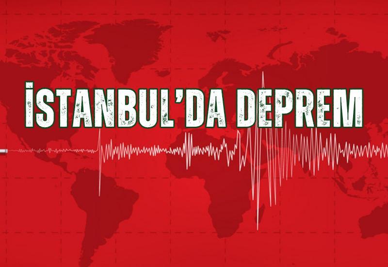 İstanbul'da deprem