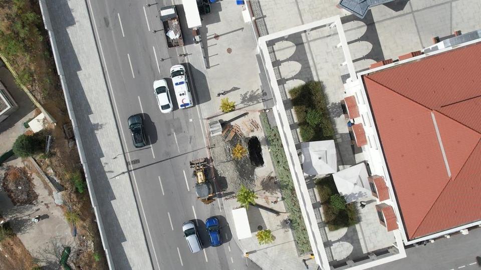 Finans merkezinde göçük: 1 yaralı