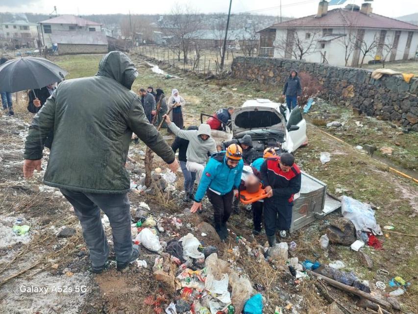 Otomobil takla attı: 7 yaralı