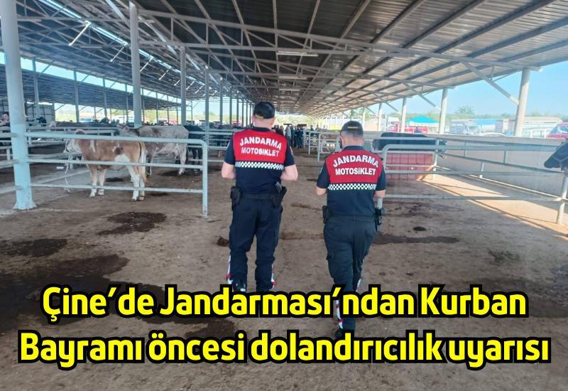 Çine'de Jandarma'dan Kurban Bayramı öncesi dolandırıcılık uyarısı