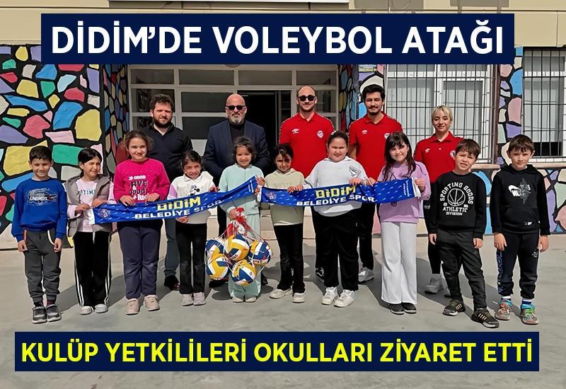Didim'de voleybol atağı
