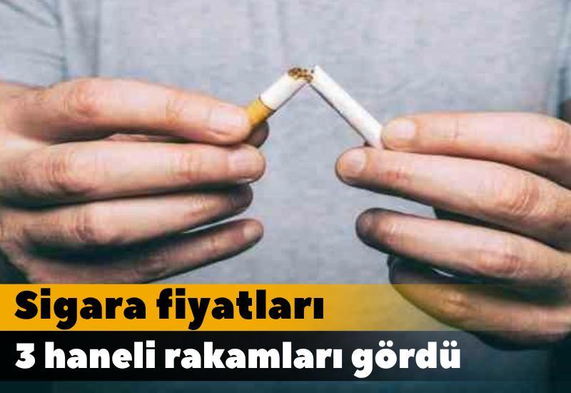 Sigara fiyatları 3 haneli rakamları gördü