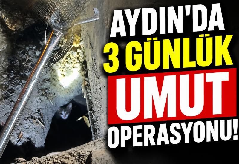 Aydın'da 3 günlük umut operasyonu!