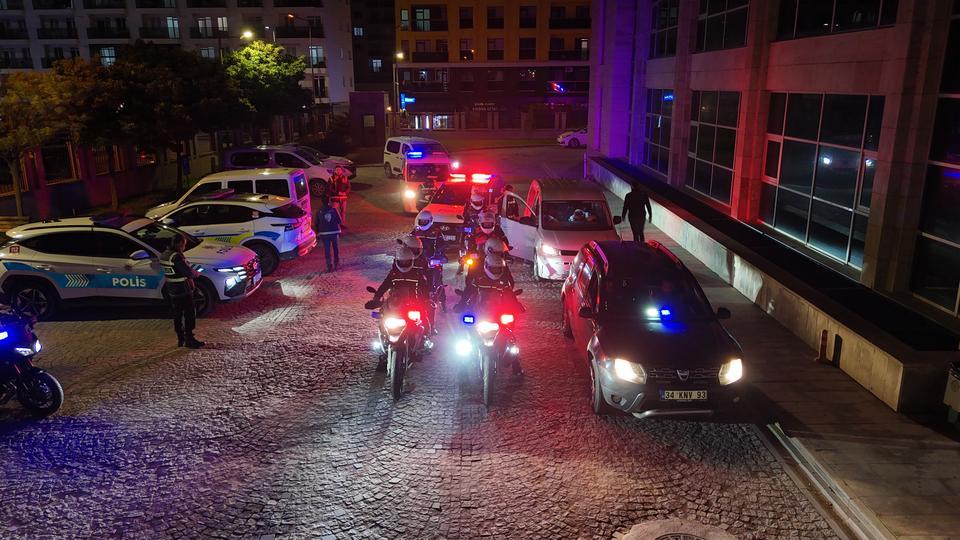 Polis ve gece bekçilerinden şok asayiş denetimi
