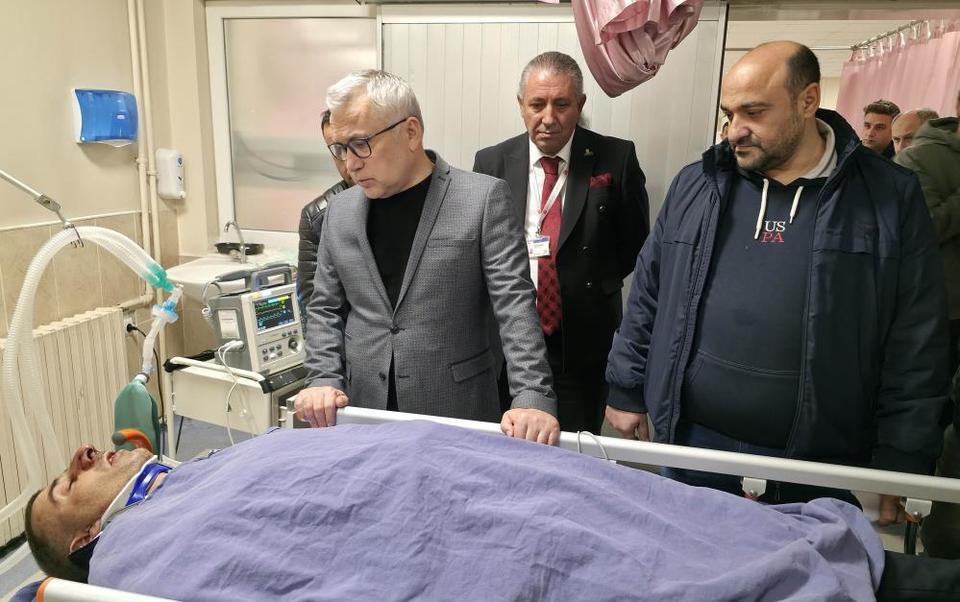 Cezaevi otobüsü kaza yaptı