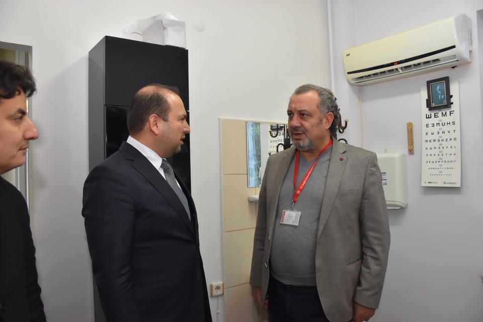 İL SAĞLIK MÜDÜRÜ ŞENKUL, ALTINKUM AİLE SAĞLIĞI MERKEZİ'NDE İNCELEMELERDE BULUNDU
