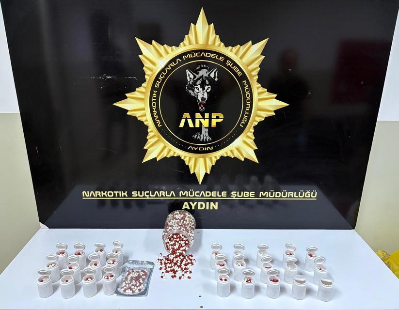 Aydın’da zehir operasyonu: 2 bin 456 sentetik ecza ele geçirildi
