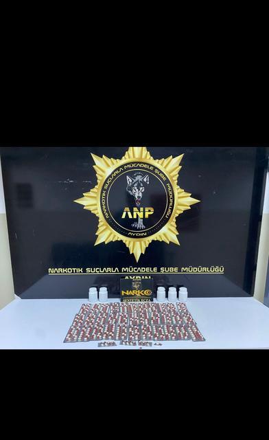 Aydın'da 75 yaşındaki adam 800 sentetik hapla yakalandı