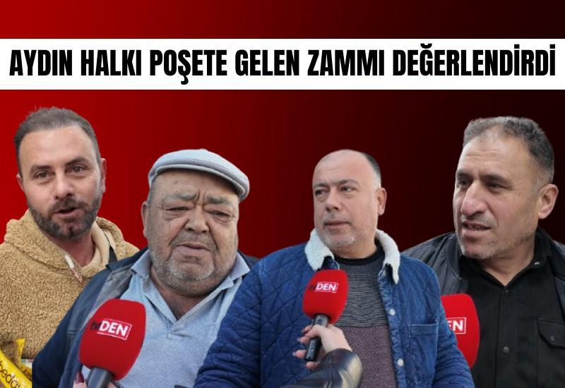 Aydın halkı poşete gelen zammı değerlenirdi