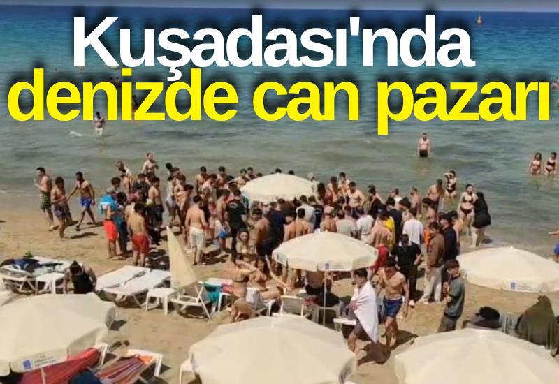Kuşadası'nda denizde can pazarı: 70 yaşındaki turist ölümden döndü