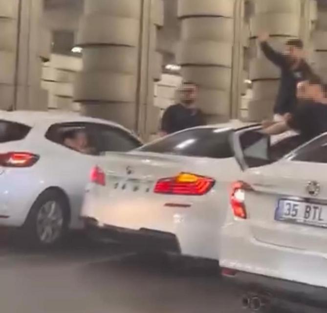 Trafiği kapatan konvoya para cezası