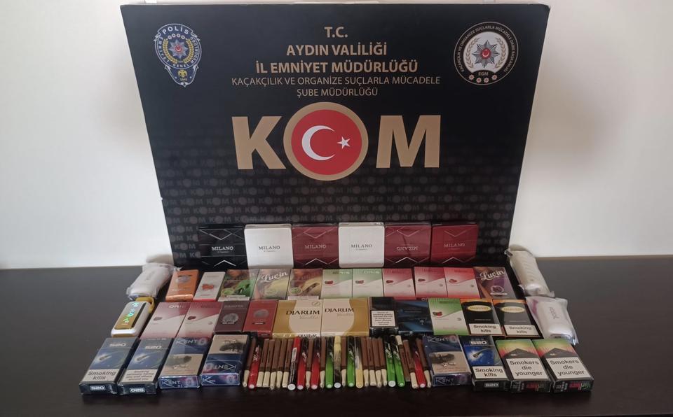 Efeler’de kaçak ürün operasyonu