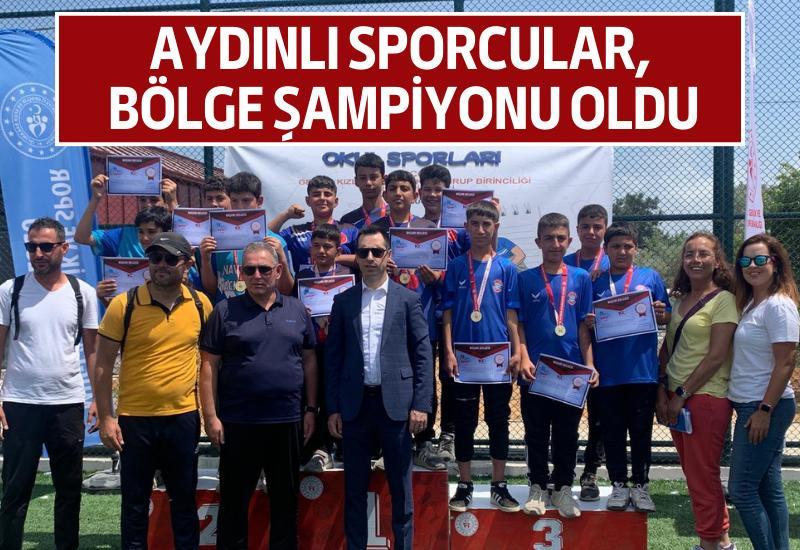 Aydınlı sporcular, bölge şampiyonu oldu