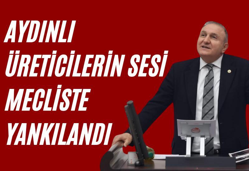 Aydınlı üreticilerin sesi mecliste yankılandı