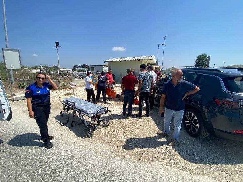 Cip ile motosiklet çarpıştı: 1 yaralı