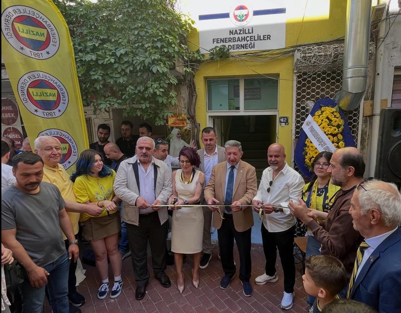 Nazilli’de Fenerbahçe coşkusu: Dernek yeni binasını görkemli törenle açtı
