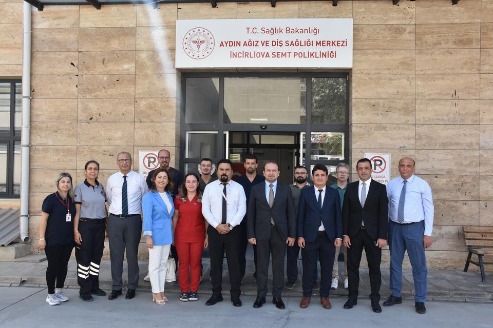 Şenkul’den İncirliova Semt Polikliniğine ziyaret