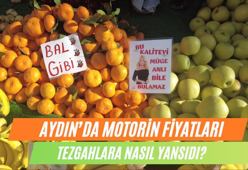 Aydın'da motorin fiyatları tezgahlara nasıl yansıdı?
