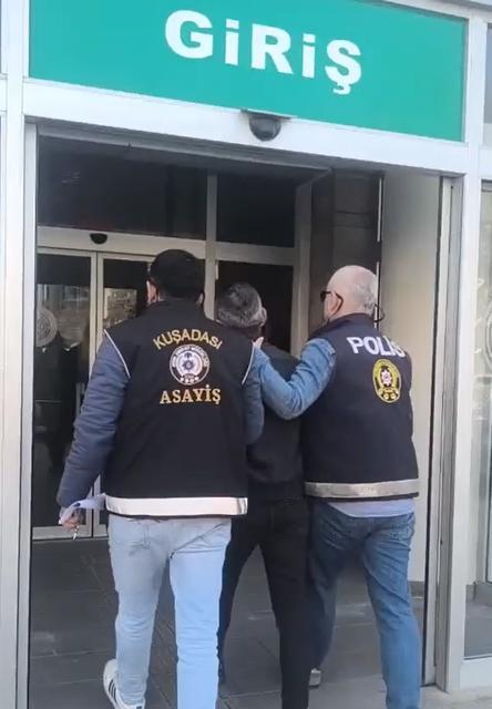 Aydın'da, 17 yıl 1 ay hapis cezası bulunan şahıs cezaevine gönderildi