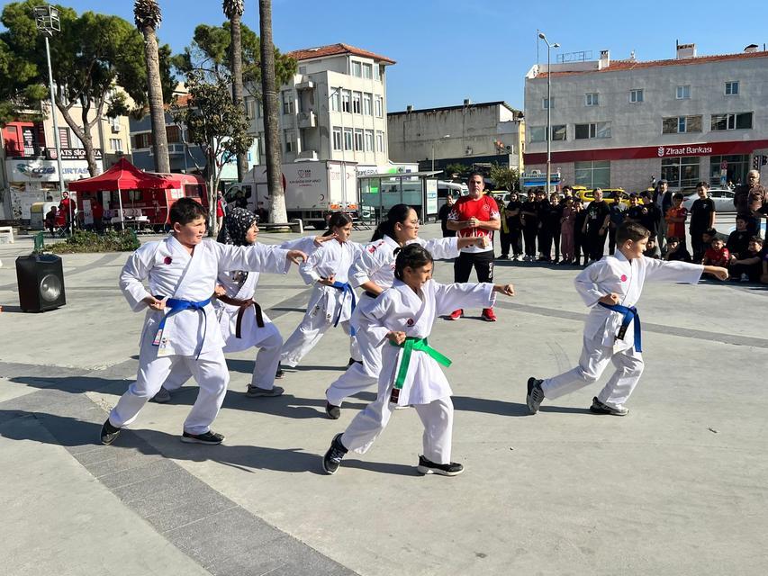 Kızılay Kutlamasında Miniklerden Karate Göstersi
