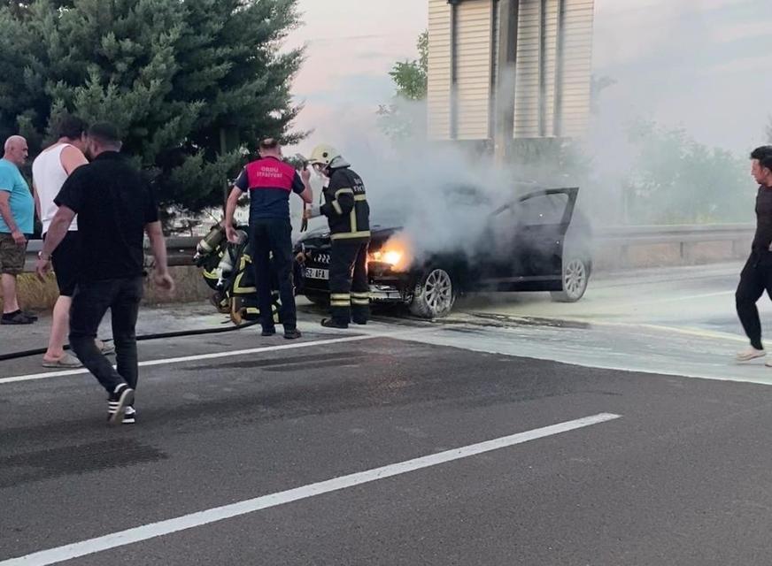 Ordu’da yangın faciası son anda önledi
