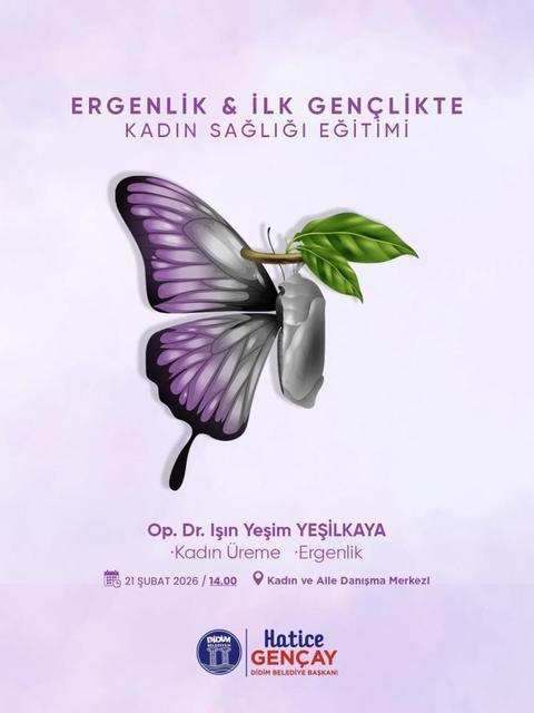 Didim Belediyesi’nden Ergenlik ve İlk Gençlikte Kadın Sağlığı Eğitimi