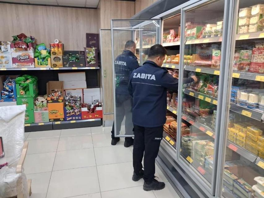 Germencik'te zabıta ekipleri zincir marketlerde denetim gerçekleştirdi