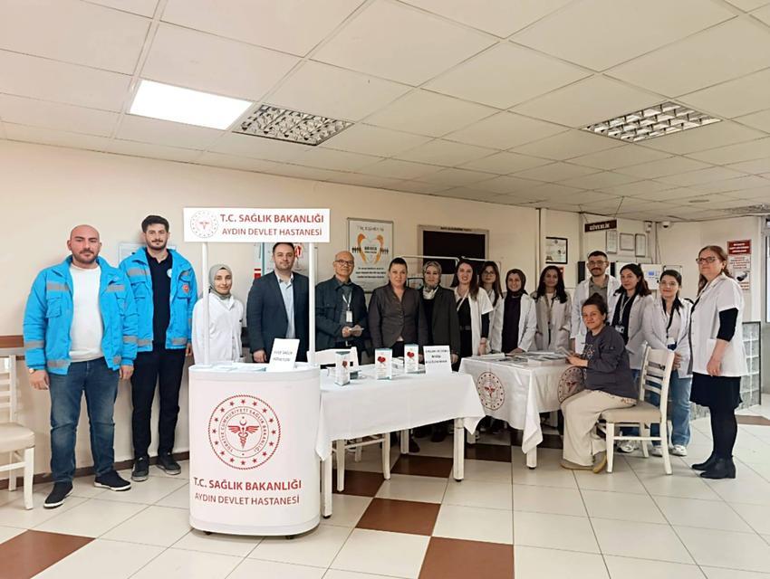 Aydın Devlet Hastanesi’nde sağlıkta farkındalığa dikkat çekildi