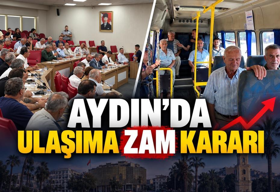 Aydın’da ulaşıma zam kararı